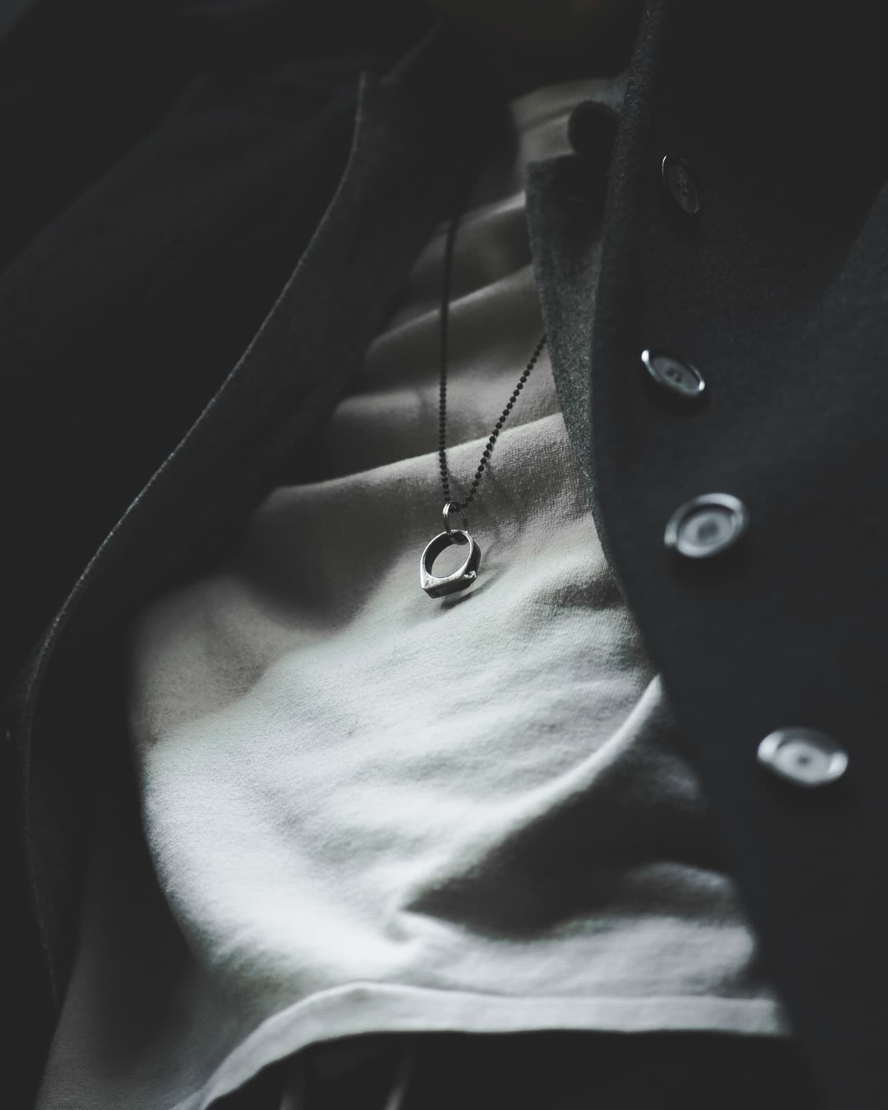 Necklace in shadow